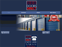 Tablet Screenshot of getdoorsdirect.com